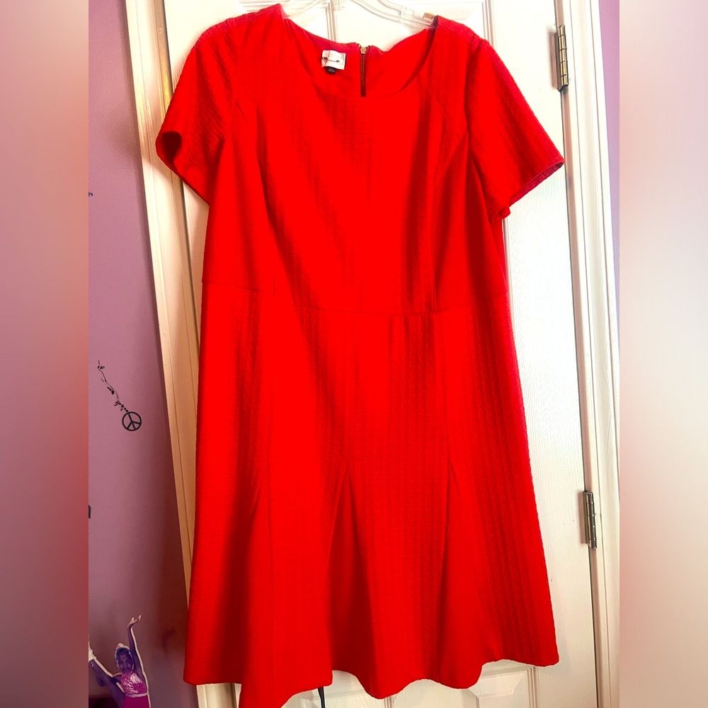 Burnt orange dress